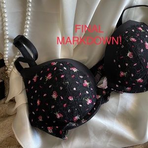 VS Dream Angels PushUp- Cute Black Floral 32C